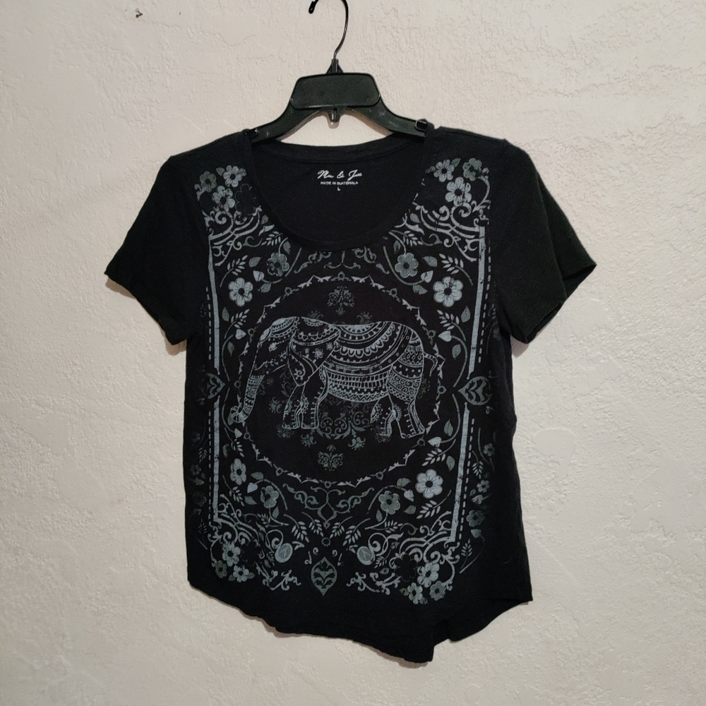 Mic & Jax women's top L black